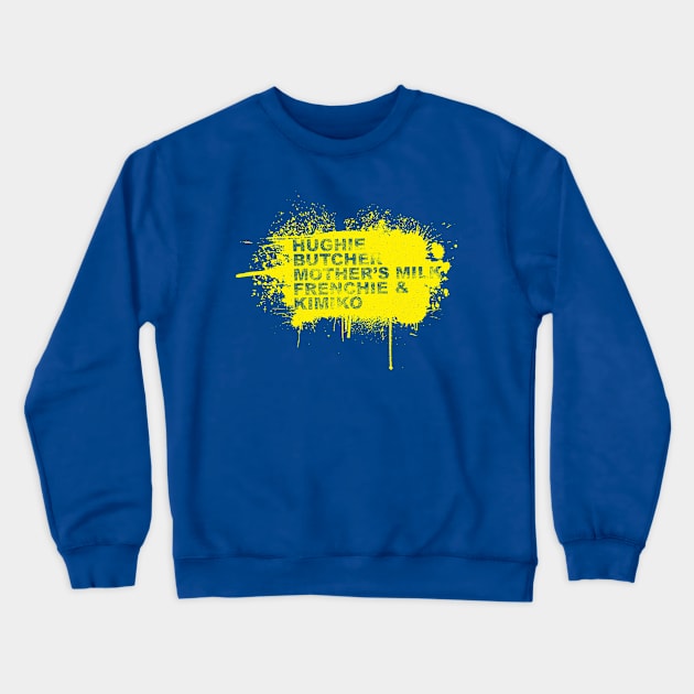 Roll Call (Yellow Cutout) Crewneck Sweatshirt by ElliotLouisArt